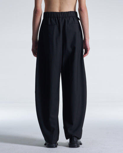 HARRISON WONG / Balloon Fit Wool Pants With Pleats