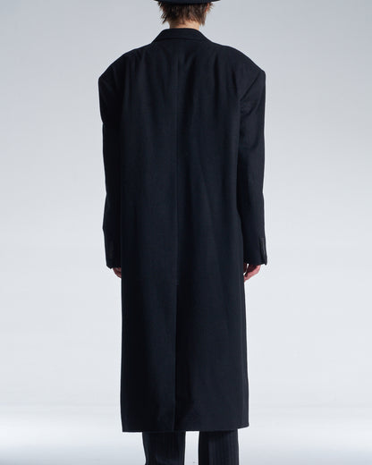HARRISON WONG / Maxi DB Coat With Wide Shoulder