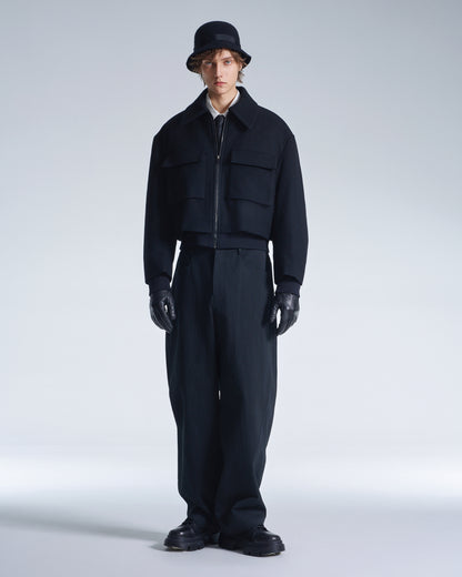 HARRISON WONG / Balloon Fit Cotton Nylon Pants