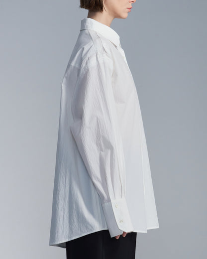 HARRISON WONG / Oversize Textured Cotton Shirt