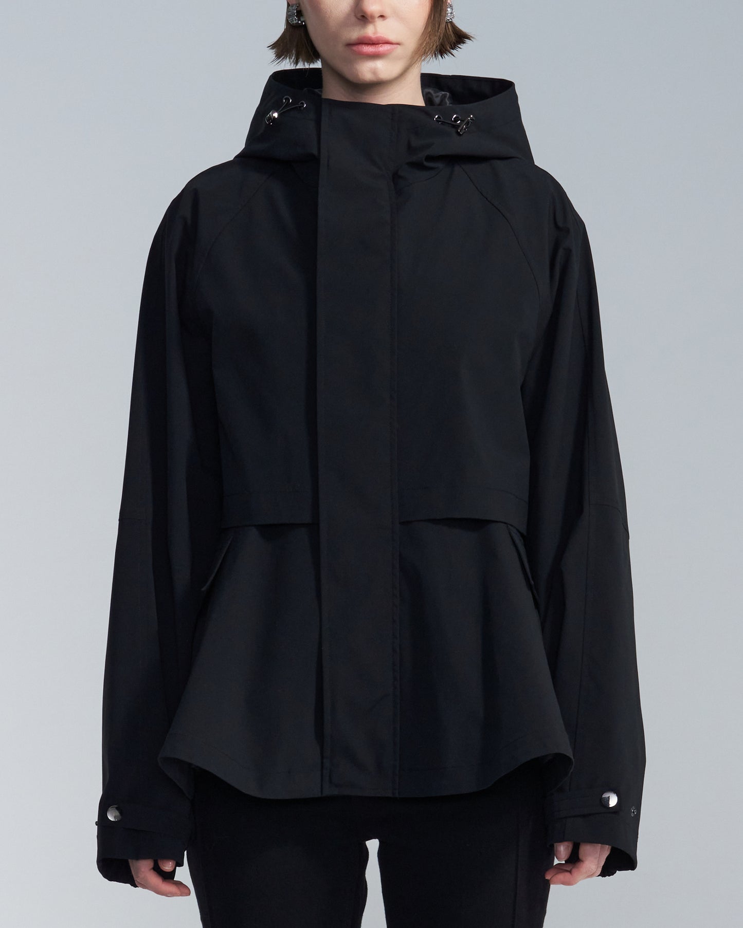 HARRISON WONG / Flare Hem Jacket With Hood