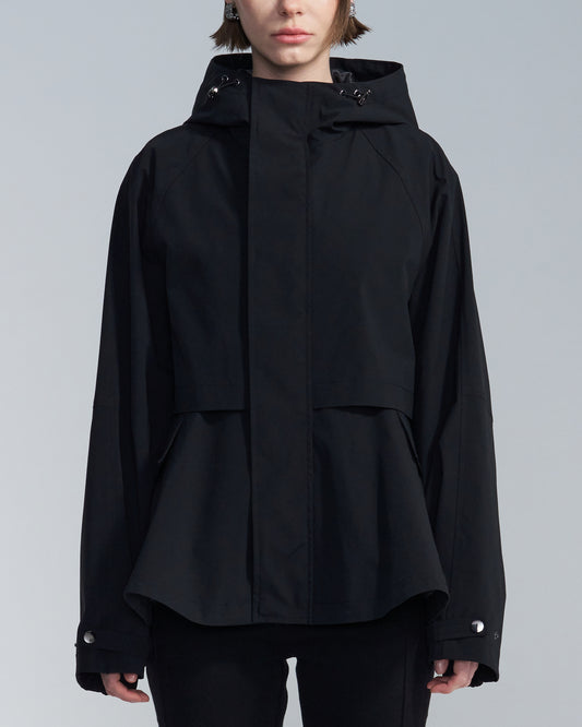 HARRISON WONG / Flare Hem Jacket With Hood