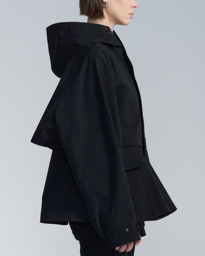 HARRISON WONG / Flare Hem Jacket With Hood