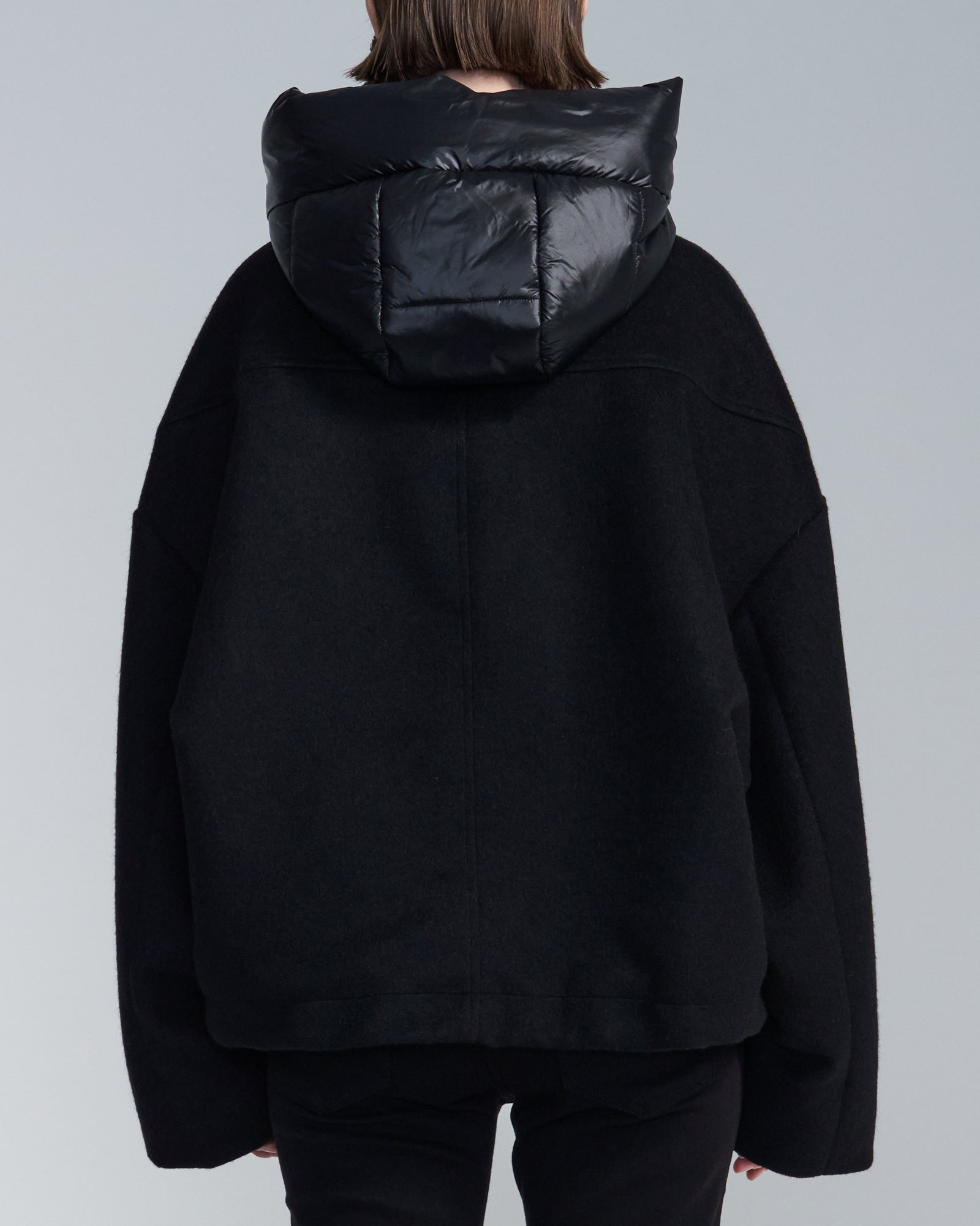 HARRISON WONG | Wool Jacket With Detachable Hood – HARAJUKU VILLAGE