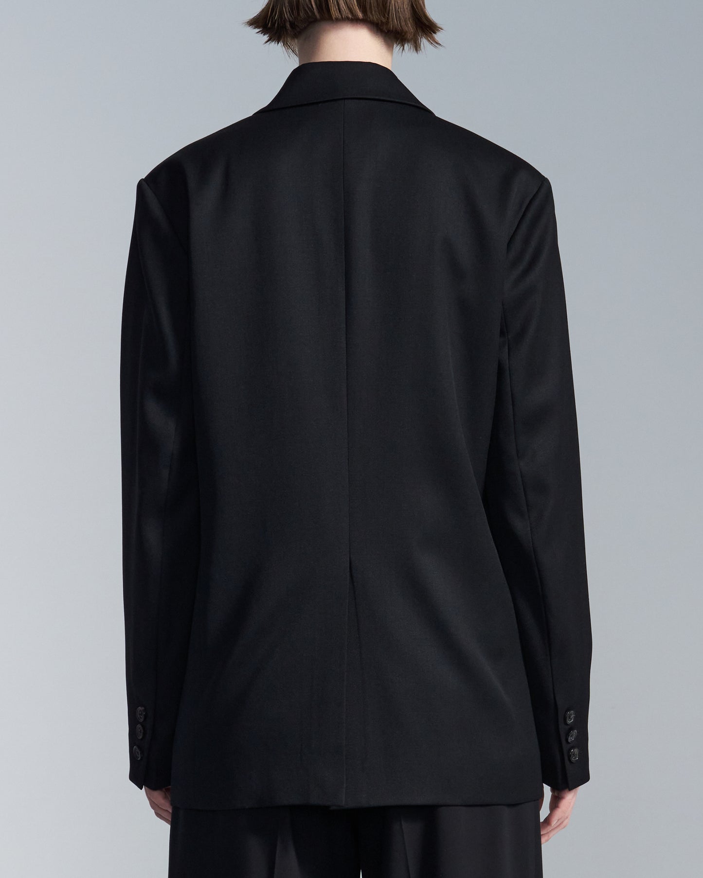 HARRISON WONG / Wool Blazer With Cutted Lapel