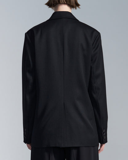 HARRISON WONG / Wool Blazer With Cutted Lapel