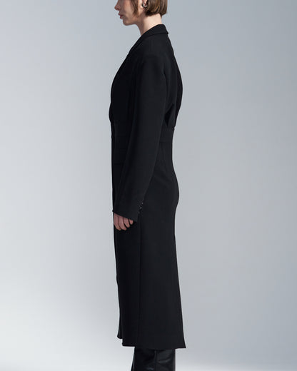 HARRISON WONG / Wide Shoulder Dress With Lapel