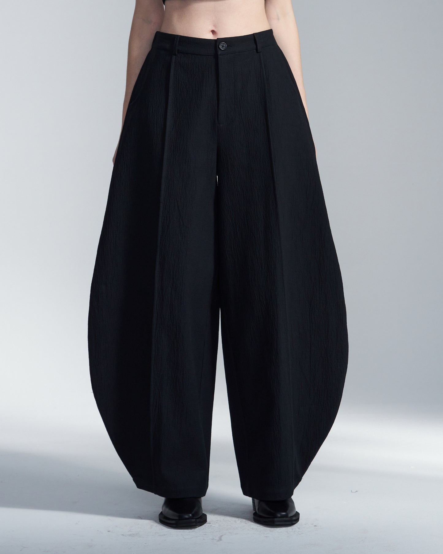 HARRISON WONG / Crepe Cotton Balloon Pants