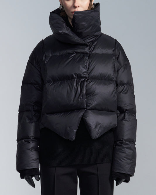 HARRISON WONG / High Collar Down Jacket With Snaps
