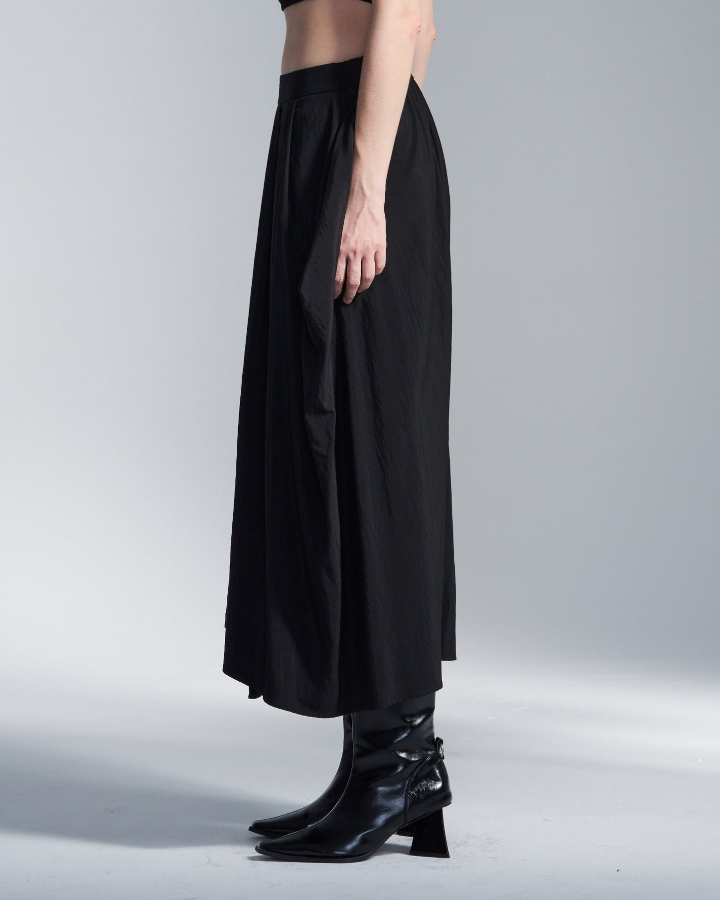 HARRISON WONG / Rayon Cupro Wrap Skirt