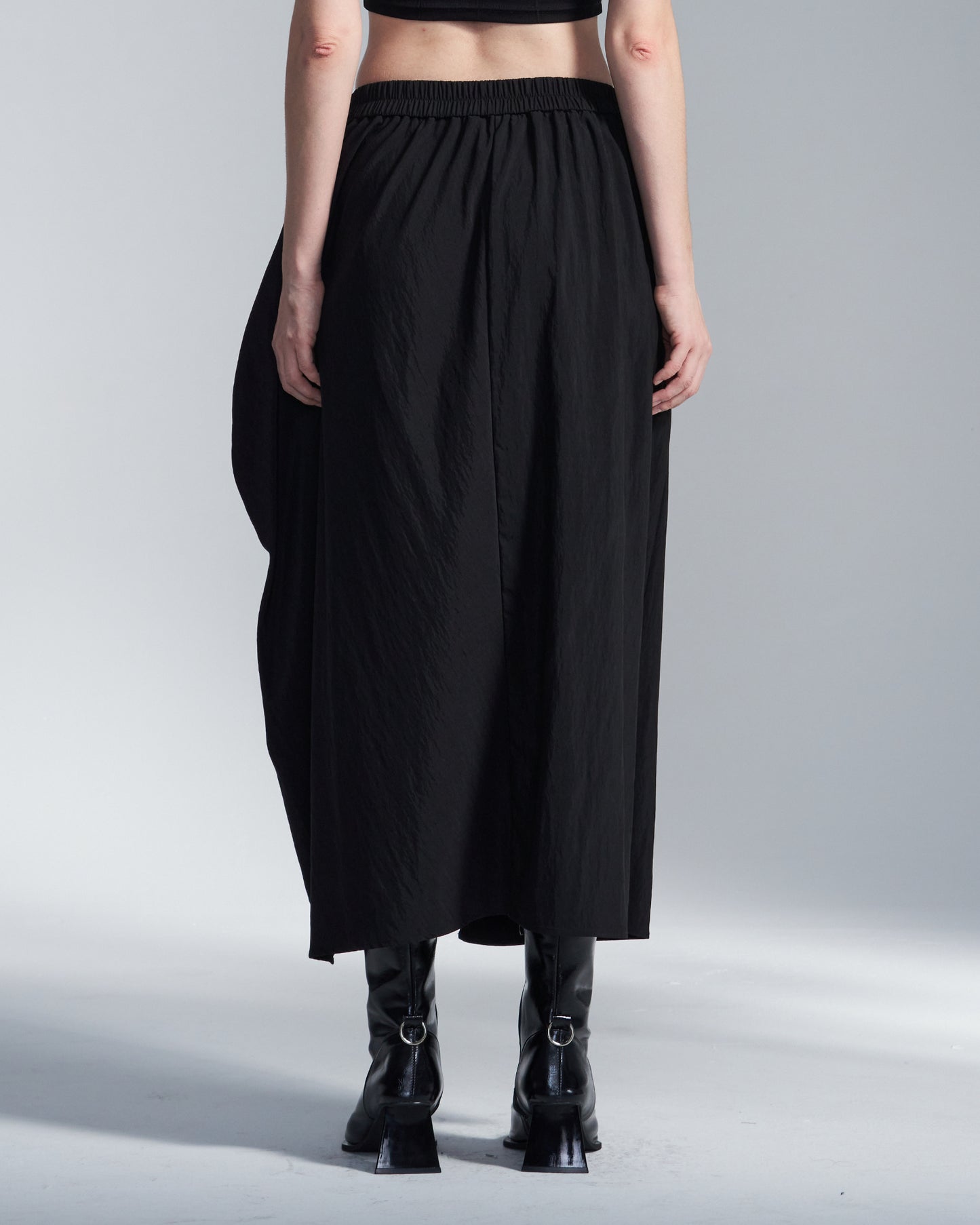 HARRISON WONG / Rayon Cupro Wrap Skirt
