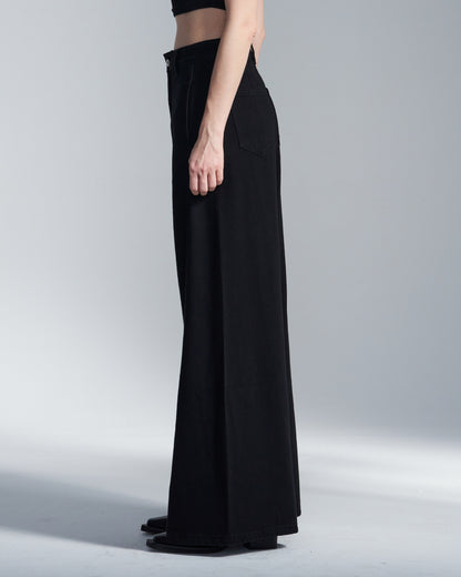 HARRISON WONG / Flare Leg Cotton Pants