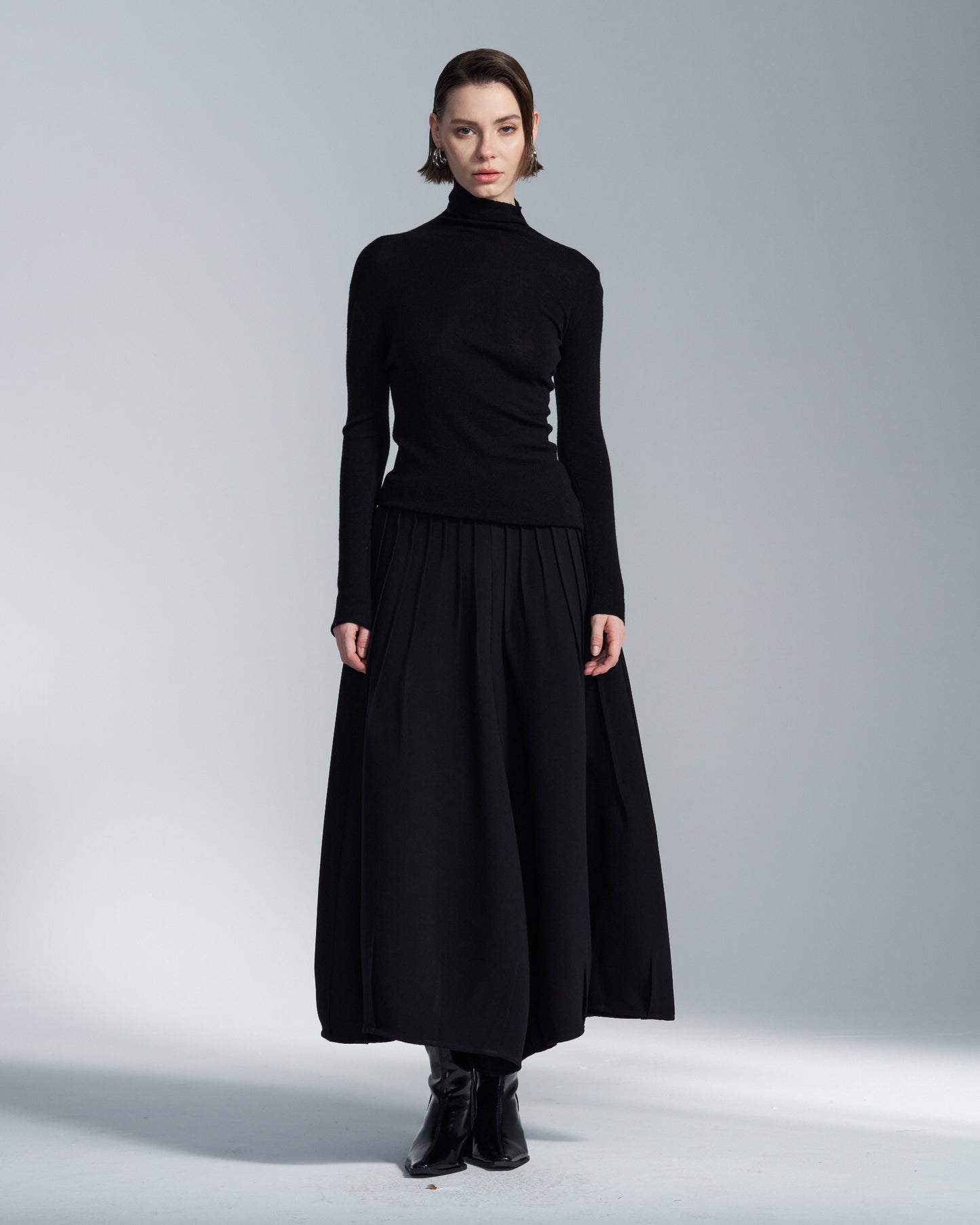 HARRISON WONG / Acetate Balloon Pants With Pleats