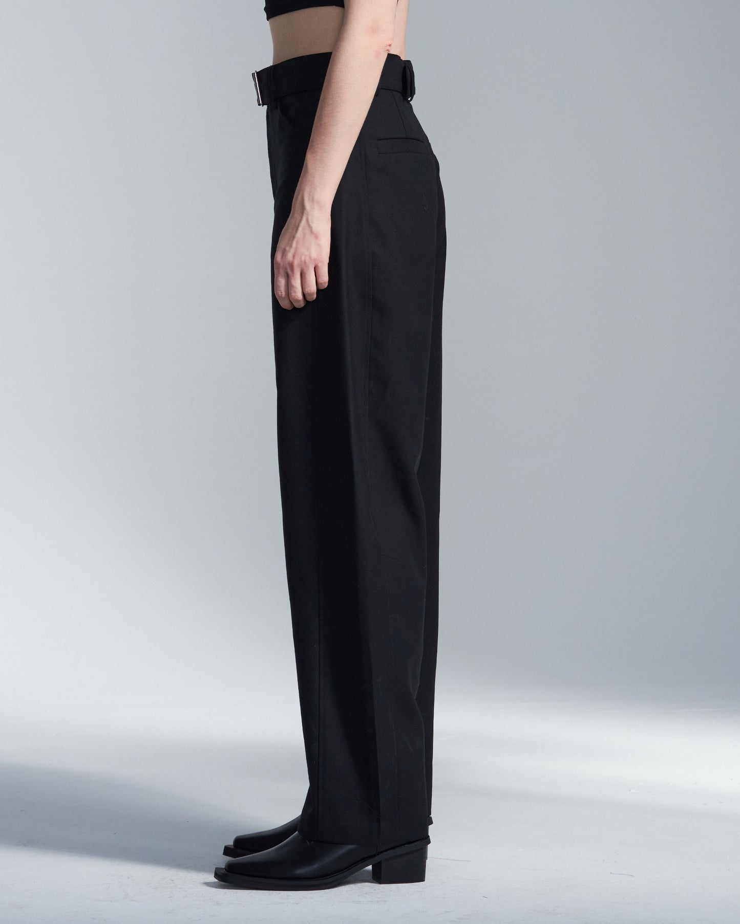 HARRISON WONG / Curvy Leg Wool Pants