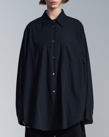 HARRISON WONG / Loose Fit Shirt With Pleated Cuff