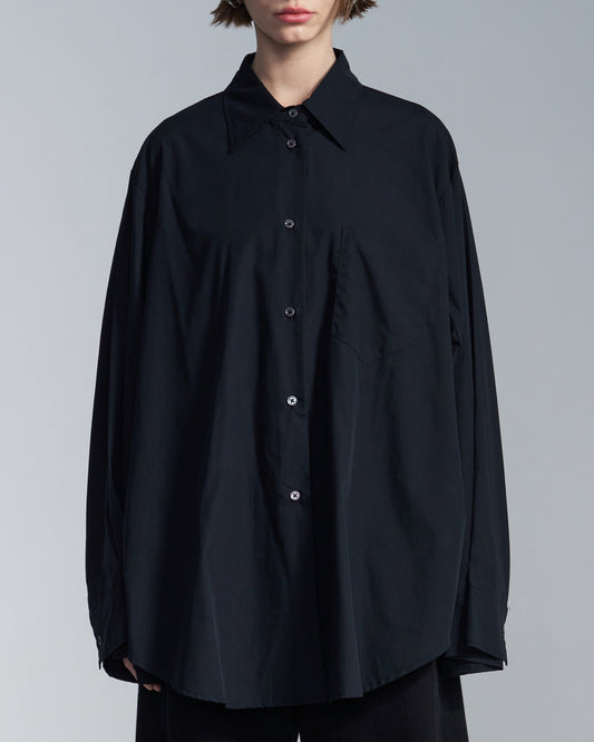 HARRISON WONG / Loose Fit Shirt With Pleated Cuff