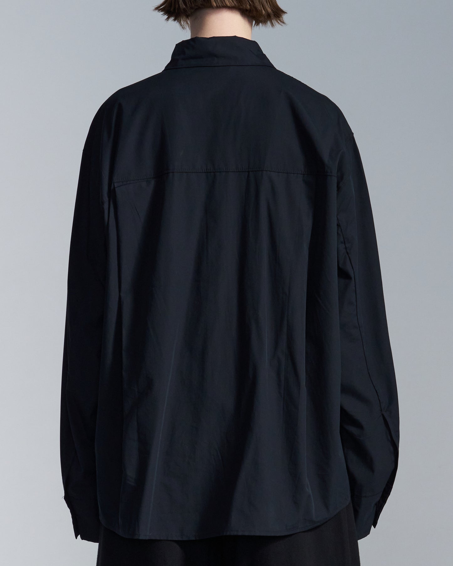 HARRISON WONG / Loose Fit Shirt With Pleated Cuff