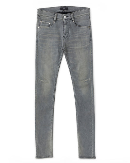 ys Yuji SUGENO / USED Hybrid Denim Skinny Pants - GRAY