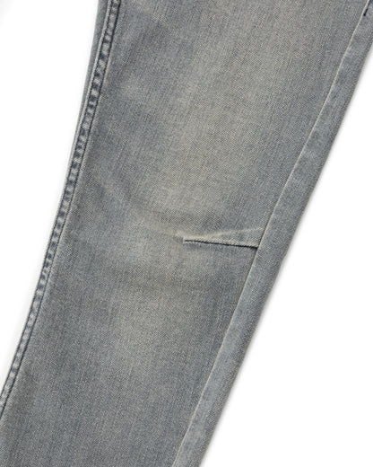 ys Yuji SUGENO / USED Hybrid Denim Skinny Pants - GRAY