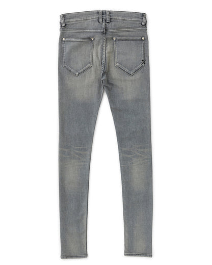 ys Yuji SUGENO / USED Hybrid Denim Skinny Pants - GRAY