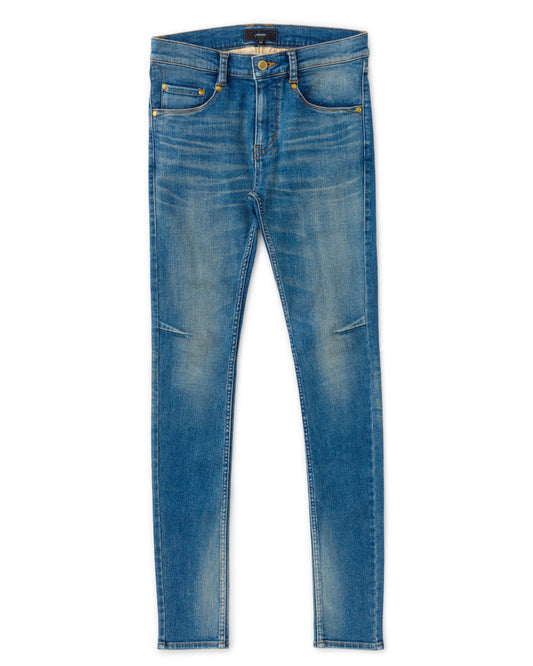 ys Yuji SUGENO / USED Hybrid Denim Skinny Pants - INDIGO