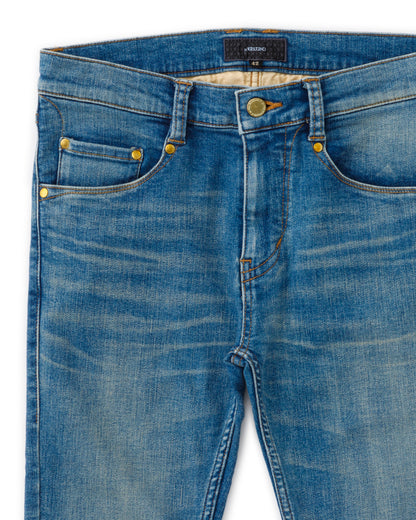 ys Yuji SUGENO / USED Hybrid Denim Skinny Pants - INDIGO