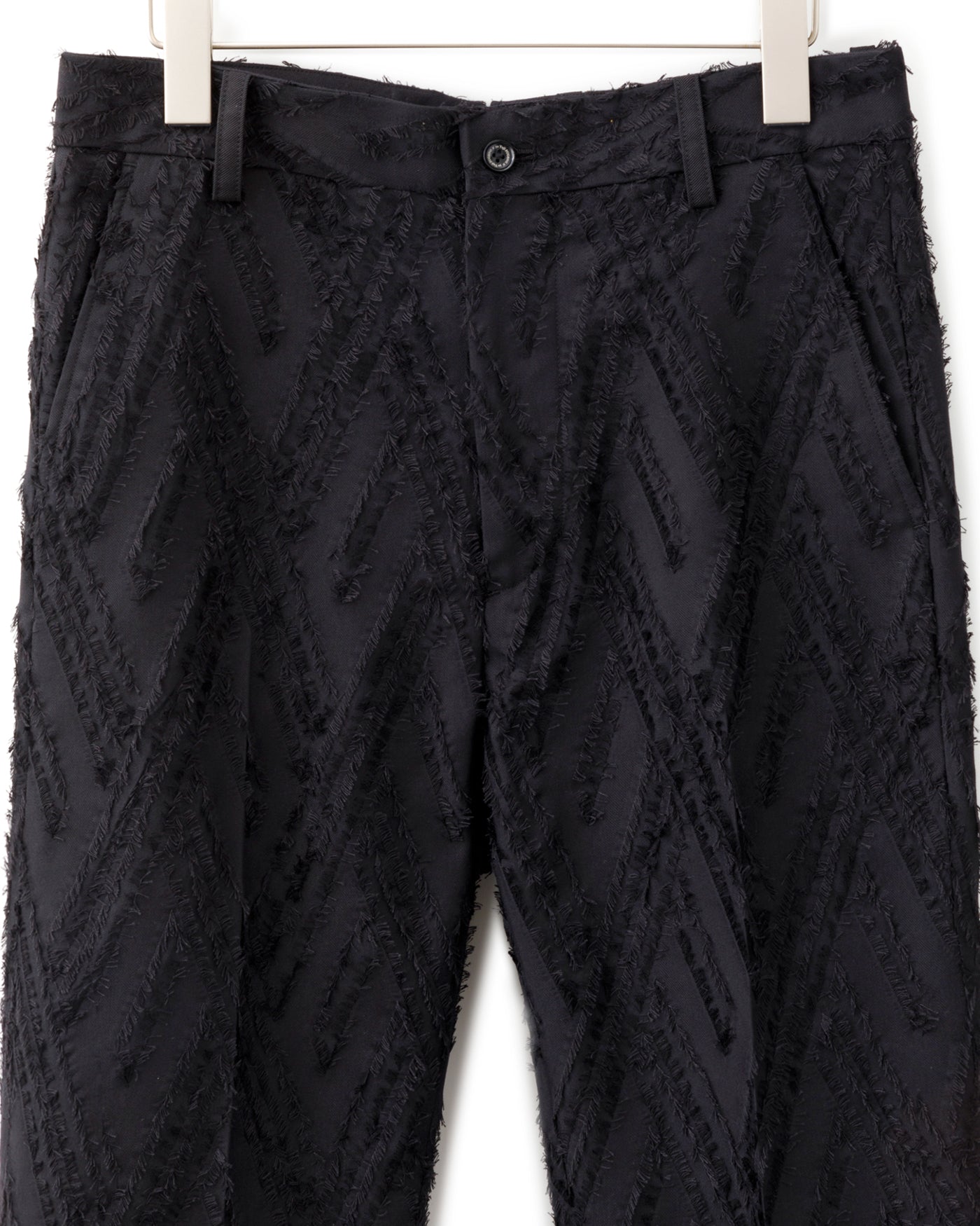 ys Yuji SUGENO / Cut Jacquard Semi-Sarrouel Trousers