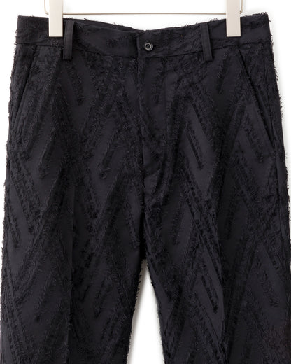 ys Yuji SUGENO / Cut Jacquard Semi-Sarrouel Trousers
