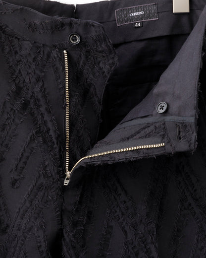 ys Yuji SUGENO / Cut Jacquard Semi-Sarrouel Trousers