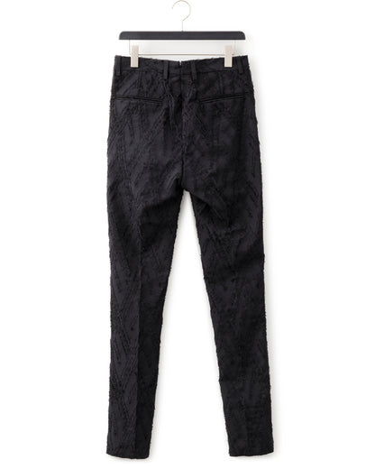 ys Yuji SUGENO / Cut Jacquard Semi-Sarrouel Trousers