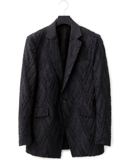 ys Yuji SUGENO / Cut Jacquard Notched Lapel 1B Jacket