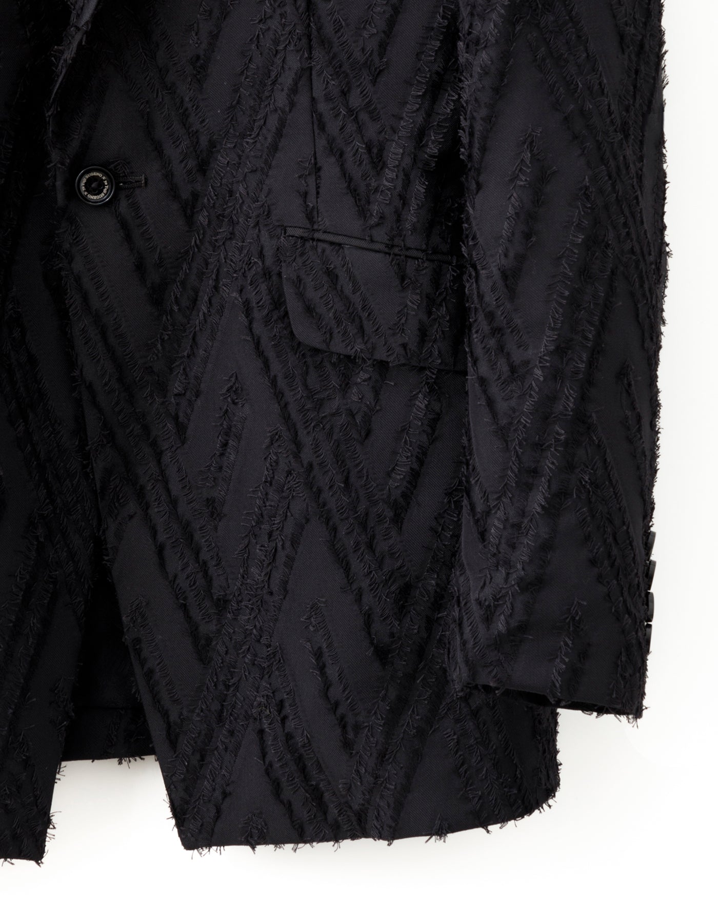 ys Yuji SUGENO / Cut Jacquard Notched Lapel 1B Jacket