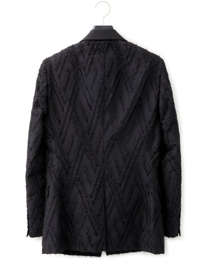 ys Yuji SUGENO / Cut Jacquard Notched Lapel 1B Jacket