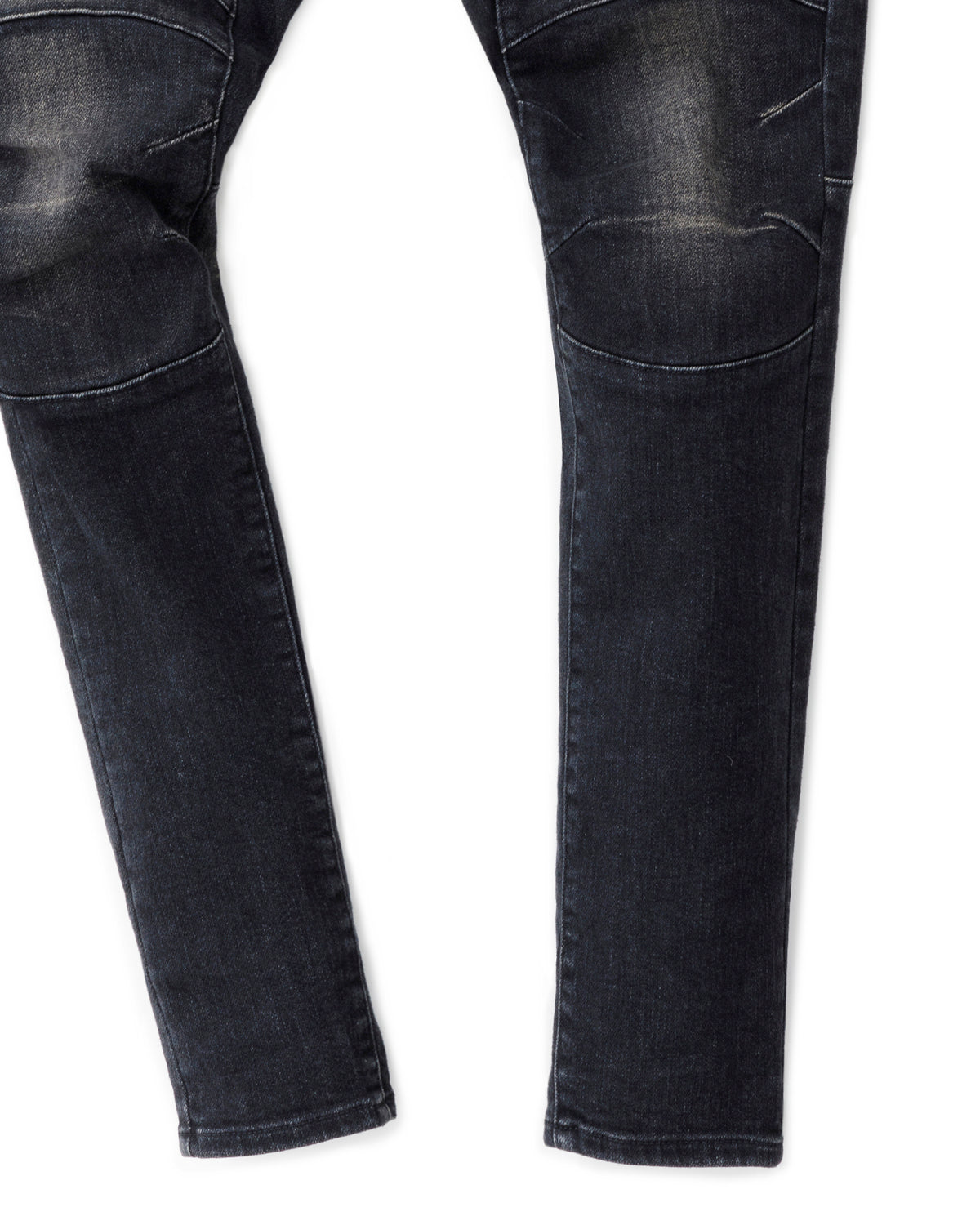 ys Yuji SUGENO / USED Supima CO Hybrid Denim Sarrouel Skinny Pants - DARK GRAY
