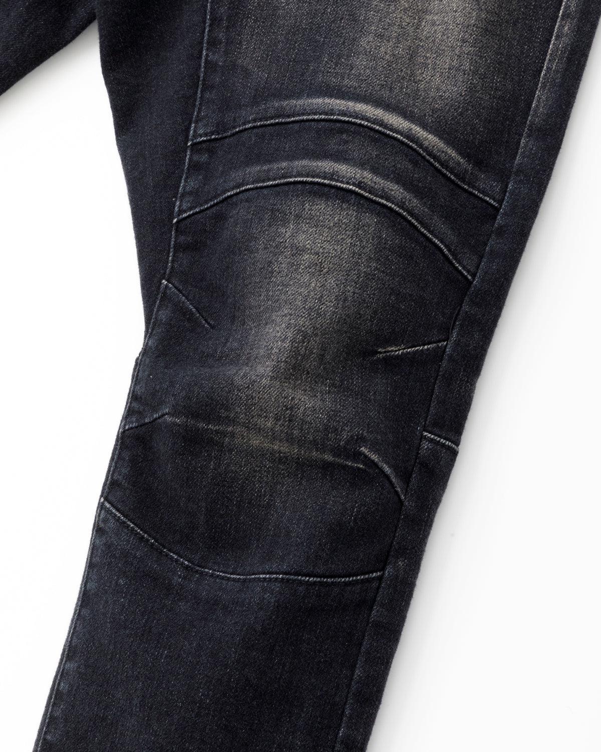 ys Yuji SUGENO / USED Supima CO Hybrid Denim Sarrouel Skinny Pants - DARK GRAY