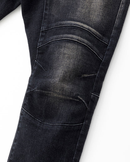 ys Yuji SUGENO / USED Supima CO Hybrid Denim Sarrouel Skinny Pants - DARK GRAY