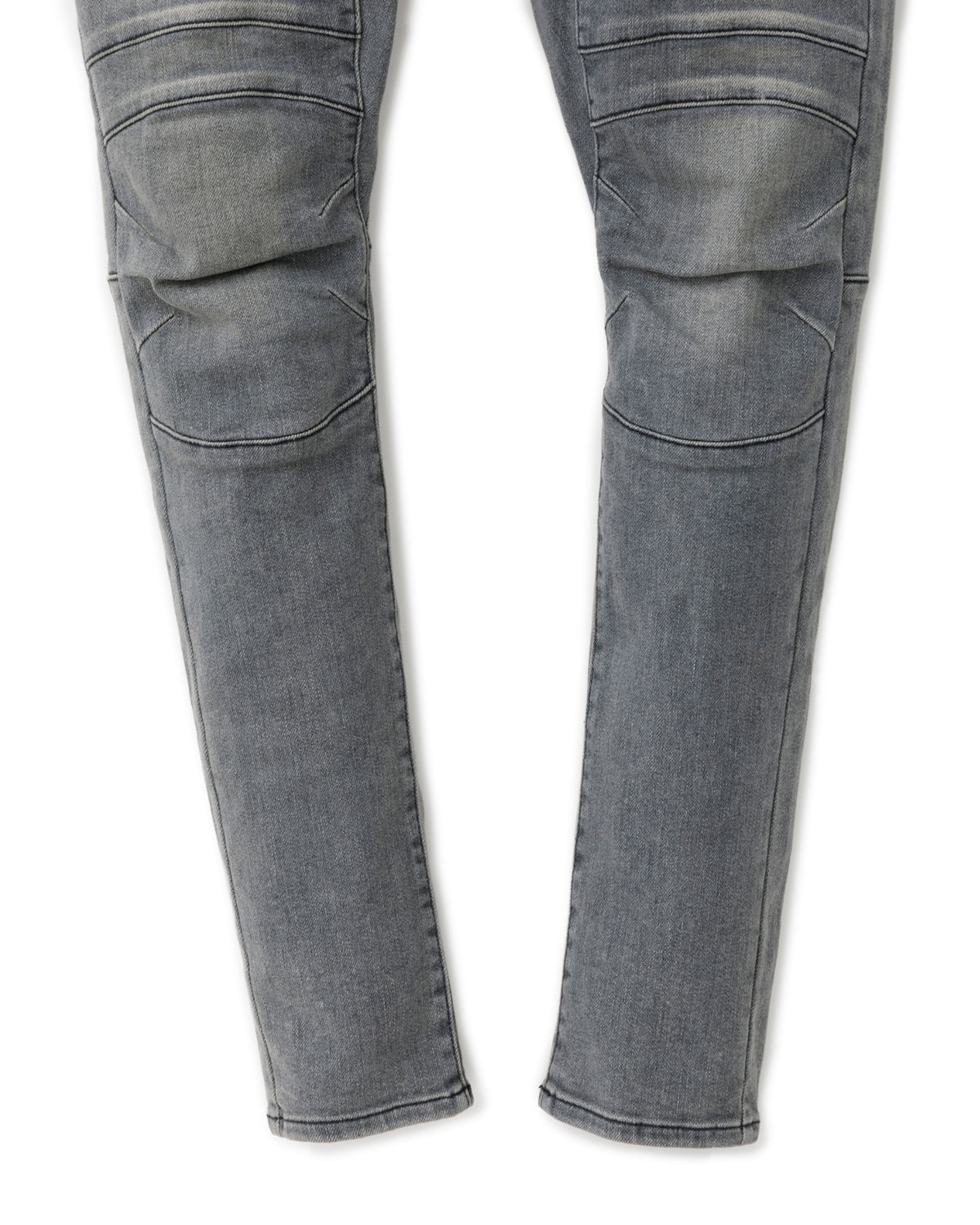 ys Yuji SUGENO / USED Supima CO Hybrid Denim Sarrouel Skinny Pants - GRAY