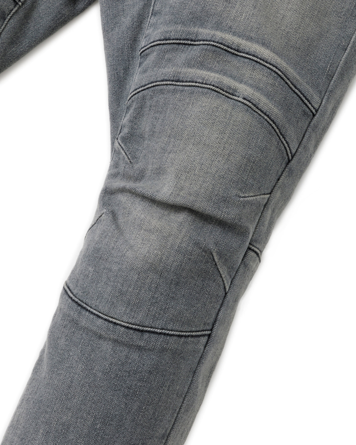 ys Yuji SUGENO / USED Supima CO Hybrid Denim Sarrouel Skinny Pants - GRAY