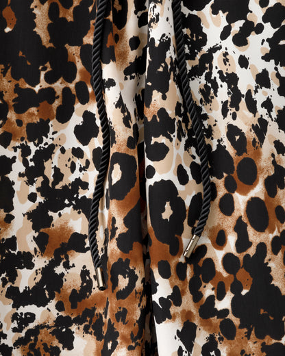 ADULT by YUJISUGENO / Leopard Pattern Sarrouel Wide Pants