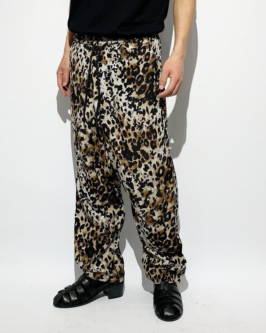 かみぷりysYuji SUGENO SarrouelPants44 ADULT by YUJISUGENO | Leopard Pattern Sarrouel Wide Pants