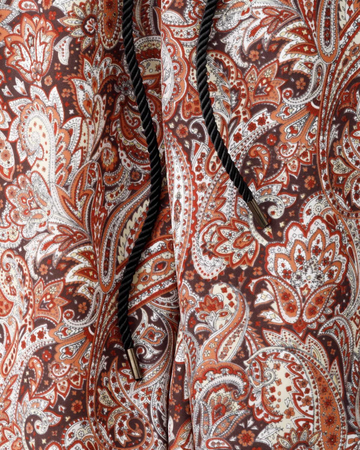 ADULT by YUJISUGENO / Paisley Pattern Sarrouel Wide Pants - BROWN