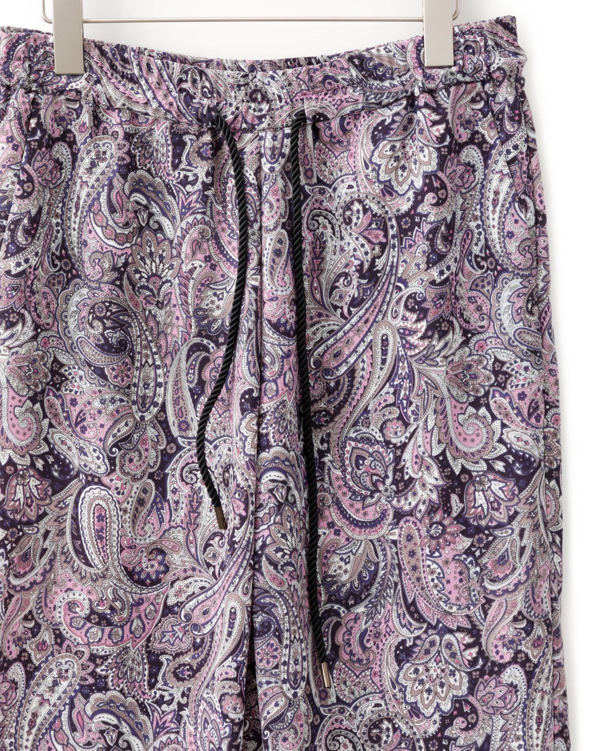 ADULT by YUJISUGENO / Paisley Pattern Sarrouel Wide Pants - PURPLE