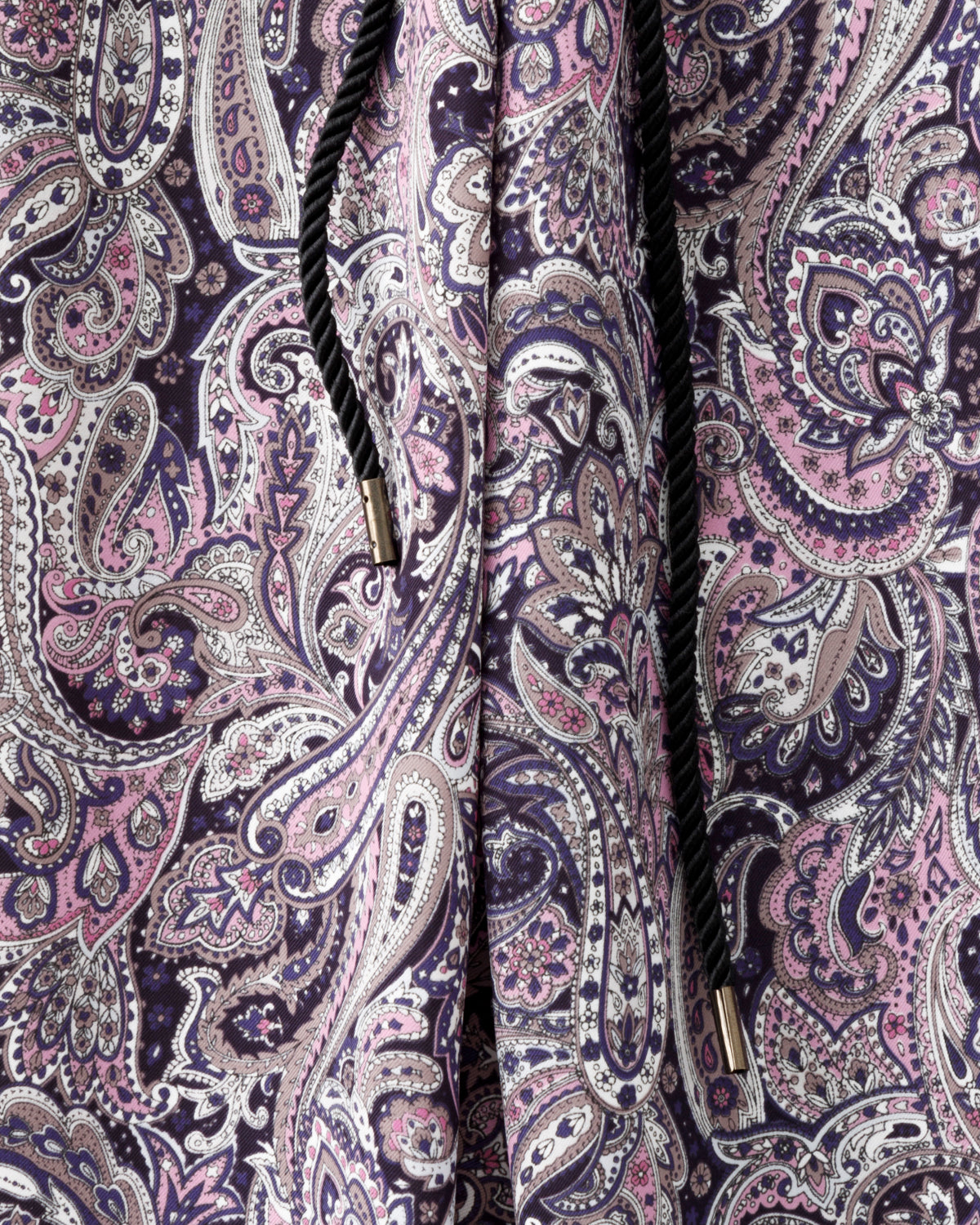 ADULT by YUJISUGENO / Paisley Pattern Sarrouel Wide Pants - PURPLE