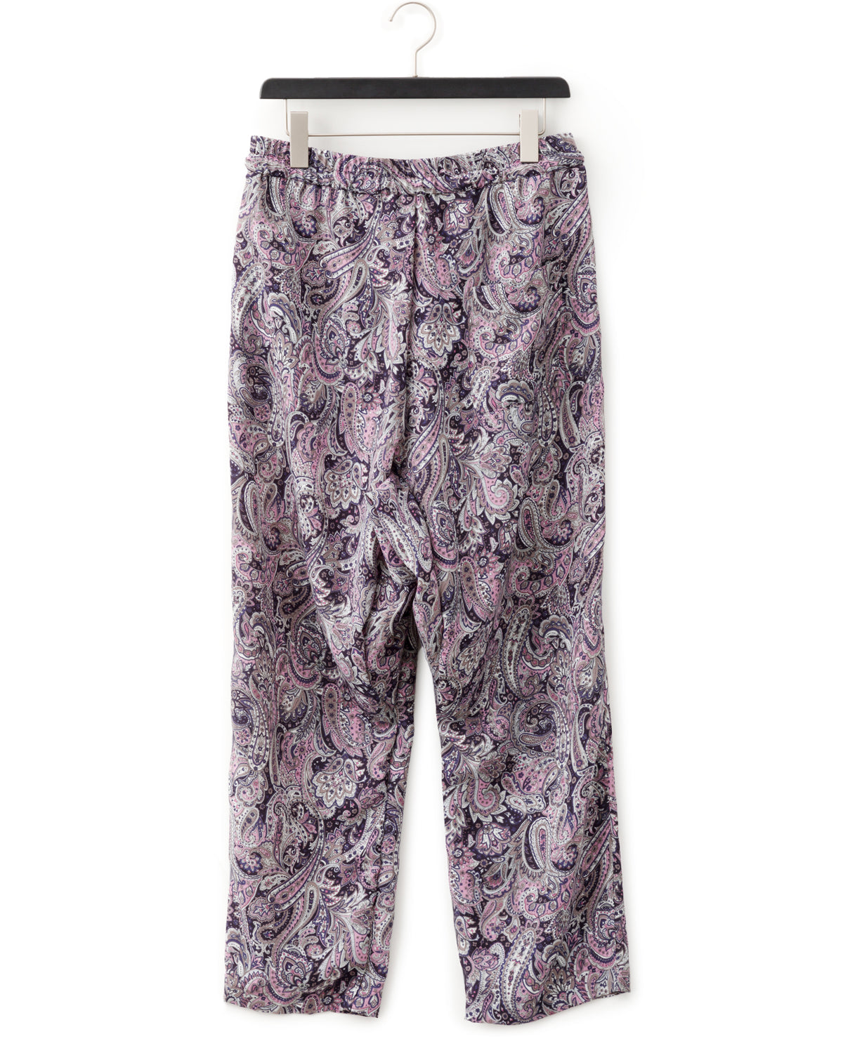 ADULT by YUJISUGENO / Paisley Pattern Sarrouel Wide Pants - PURPLE