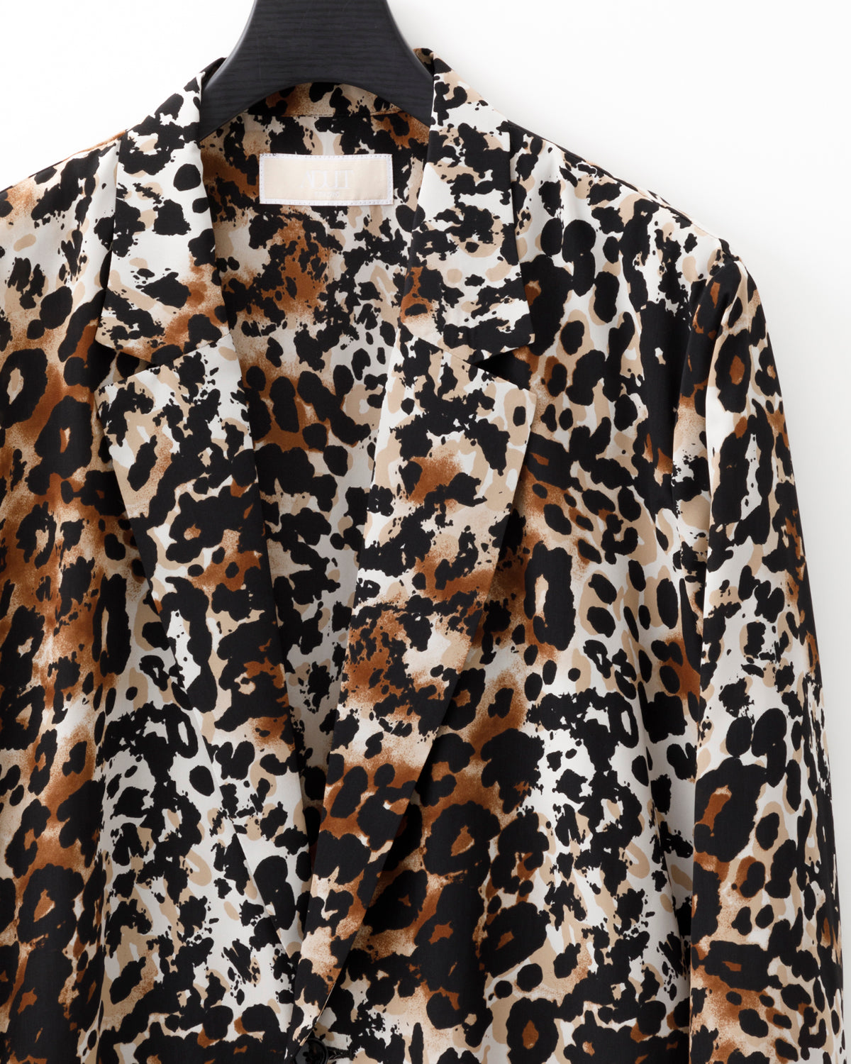 ADULT by YUJISUGENO / Leopard Pattern Long Shirt Jacket