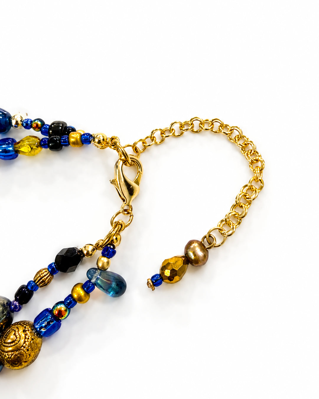 Ranunculus / "Blue Night" 2 Bracelet