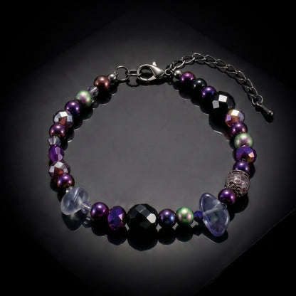 Ranunculus / "Neo" Bracelet + Crystal