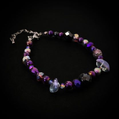 Ranunculus / "Neo" Bracelet + Crystal