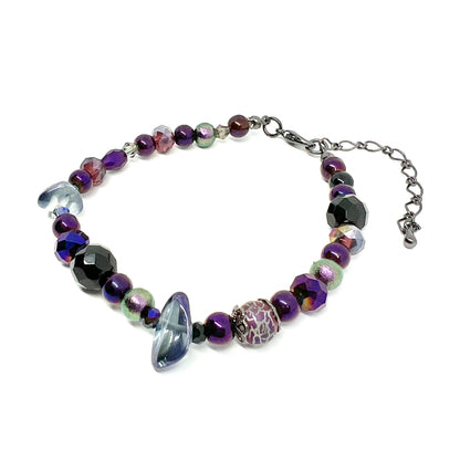 Ranunculus / "Neo" Bracelet + Crystal