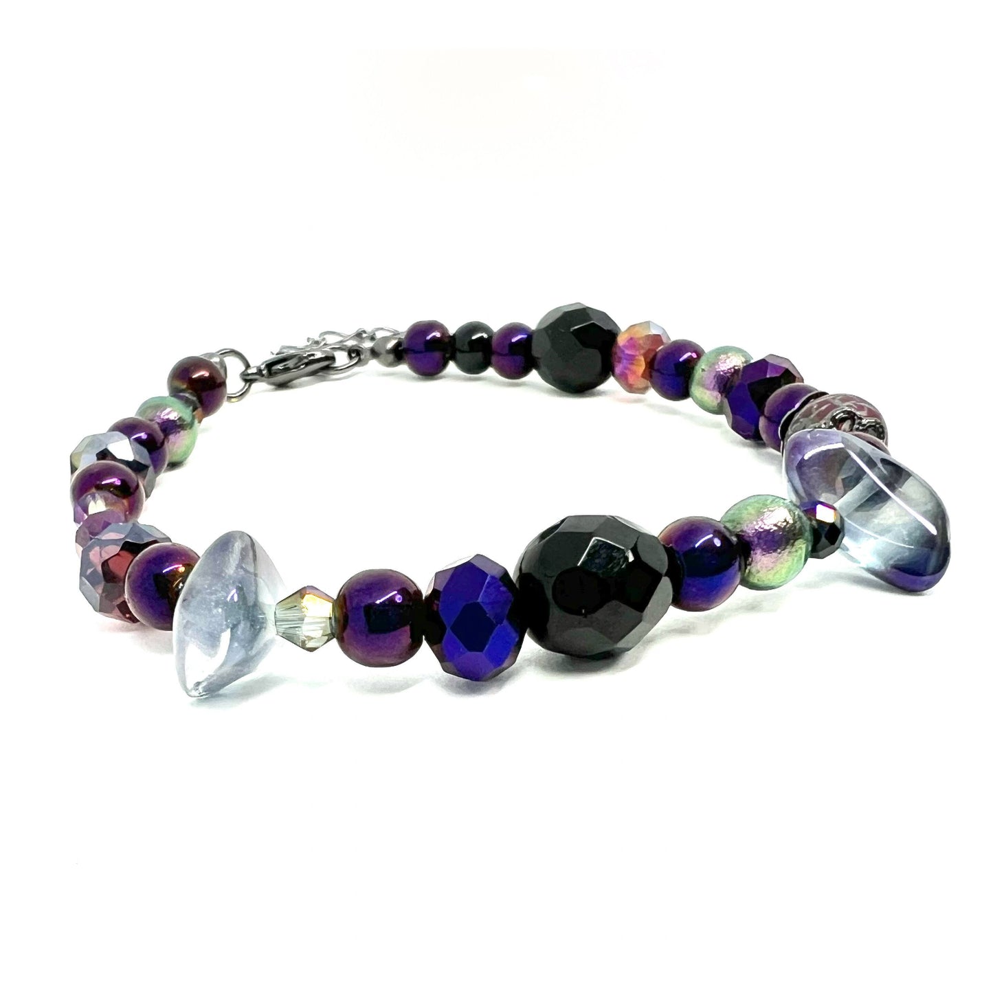 Ranunculus / "Neo" Bracelet + Crystal